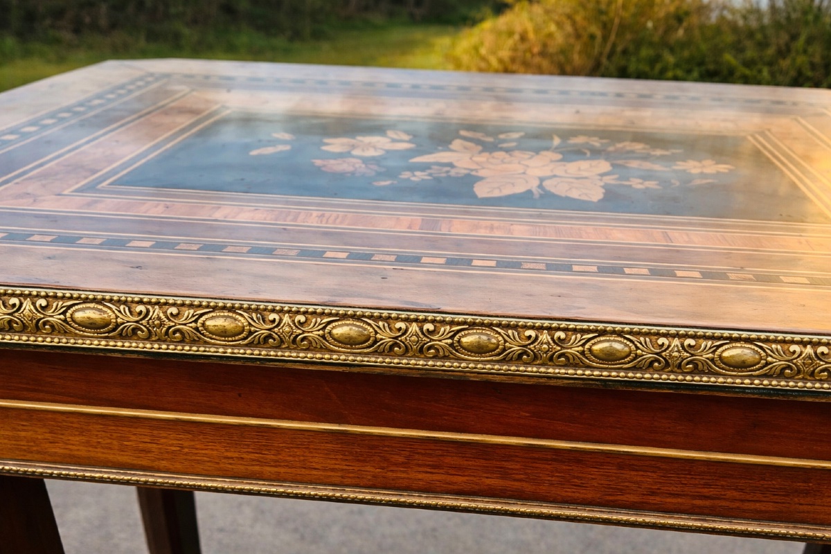 Occasional Table  Napoleon III Period, Louis XV Style-photo-2