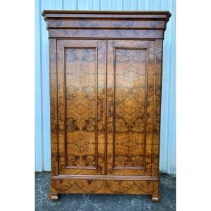 Louis Philippe Style Wardrobe 19th Century 