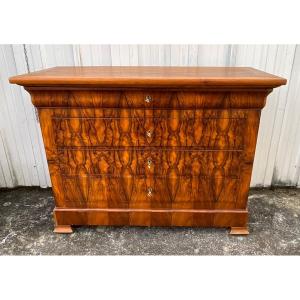 Commode Ronce De Noyer Louis Philippe Mid 19th