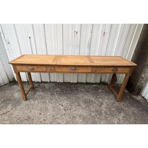 French Desk, Console Or Support Table Late 19th Country Style