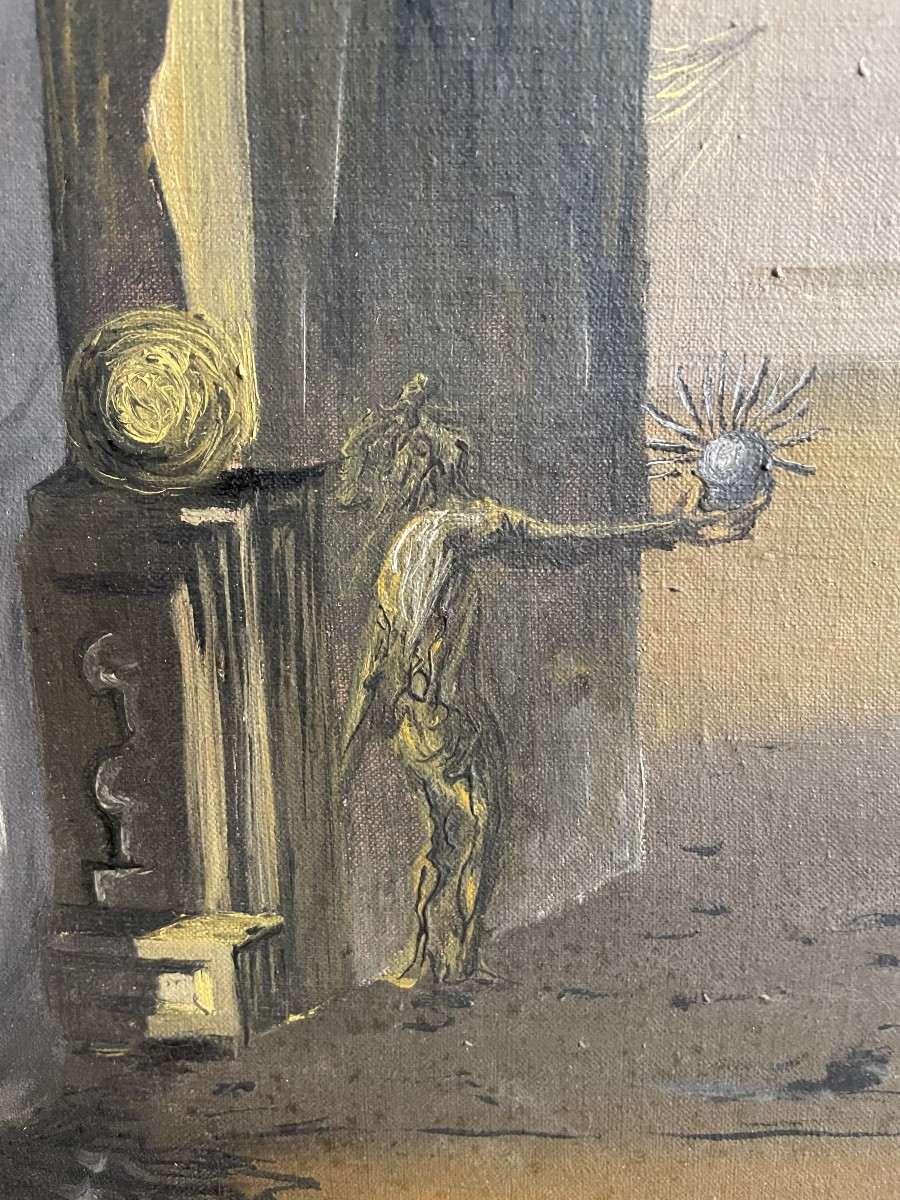 Painting On Canvas By Henry Espinouze -photo-2