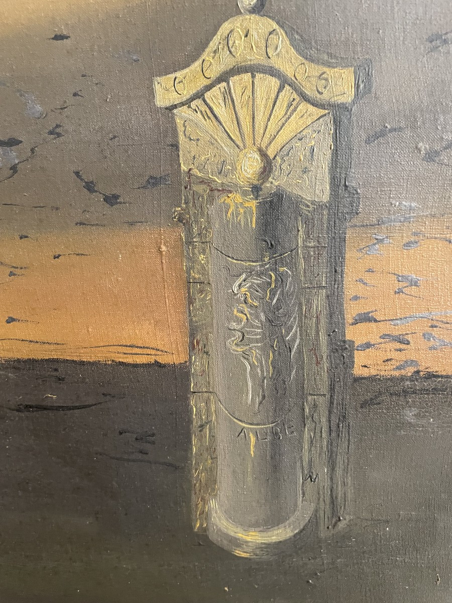 Painting On Canvas By Henry Espinouze -photo-1