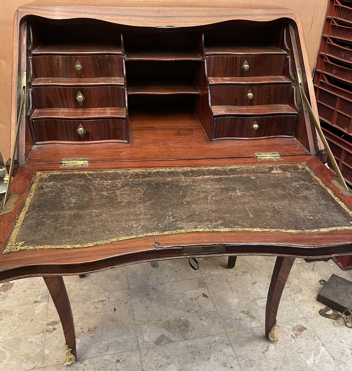 BUREAU DOS D'ANE par J.P.CAREL   1688/1755-photo-2