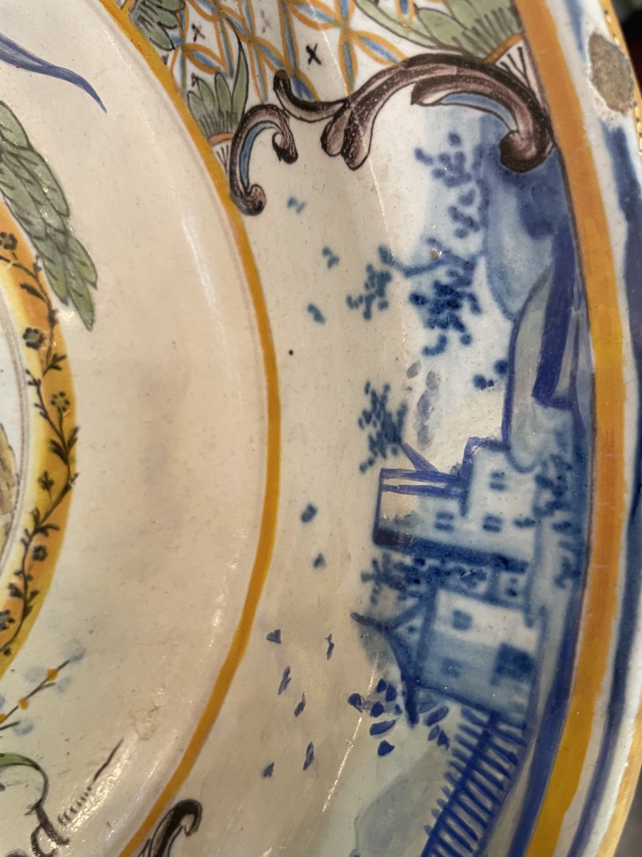 Saladier faience XVIIIème-photo-3