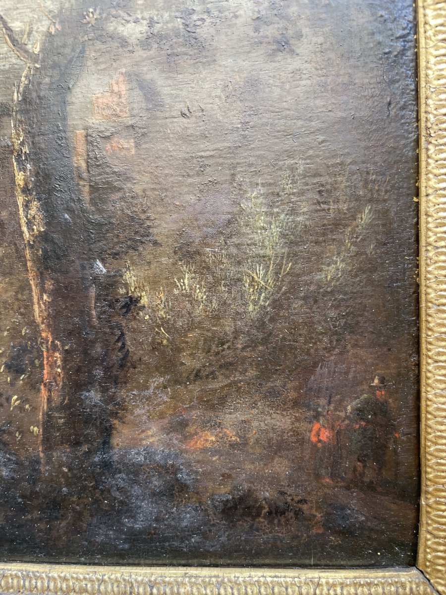 17th Century Dutch School Painting-photo-3