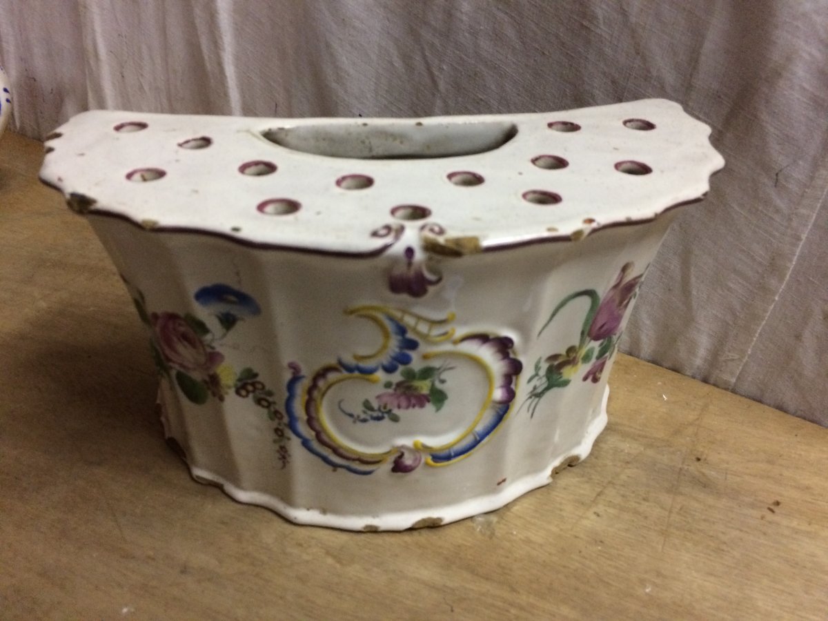 Bouquetière faience XVIII ème