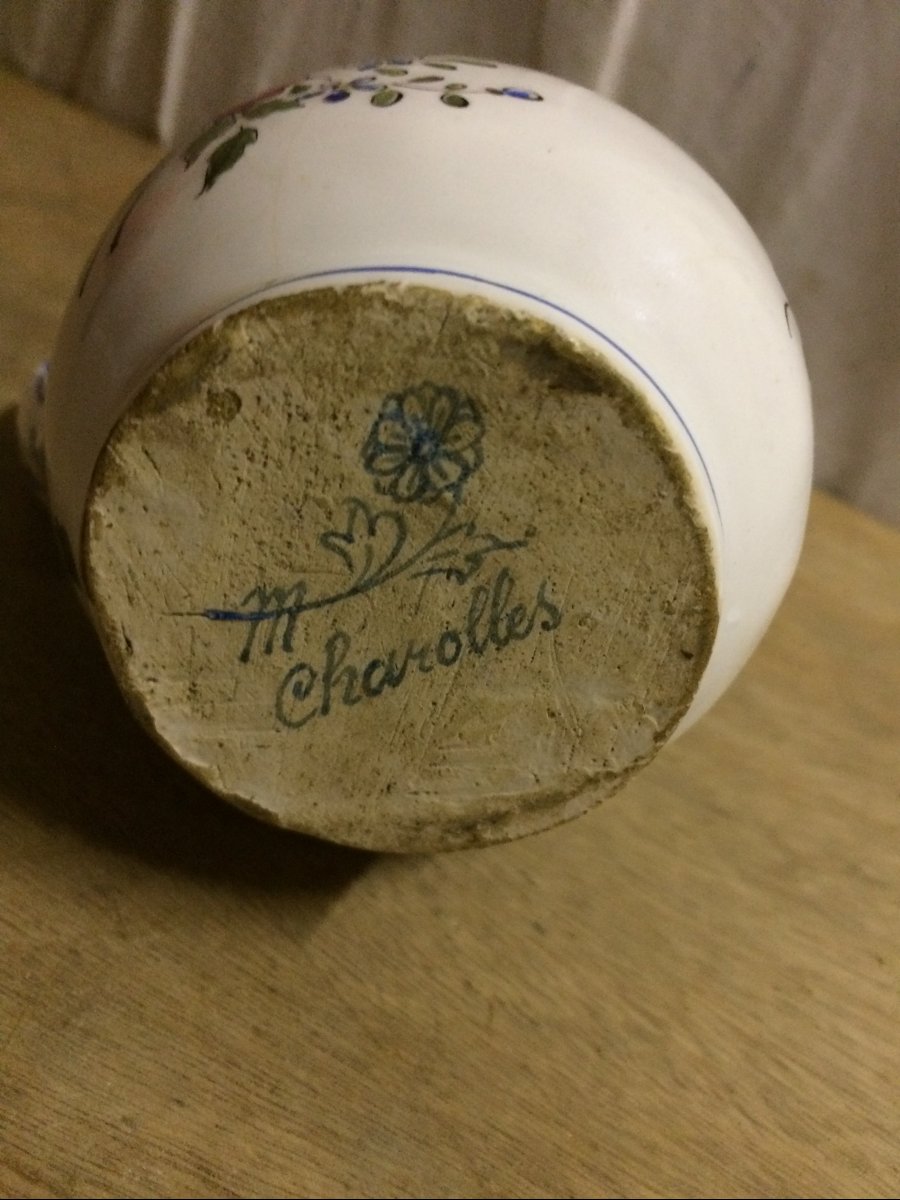 Pot en faience de Charolles-photo-3