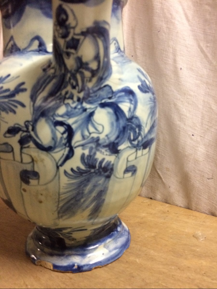 18th-century Earthenware Pitcher-photo-2
