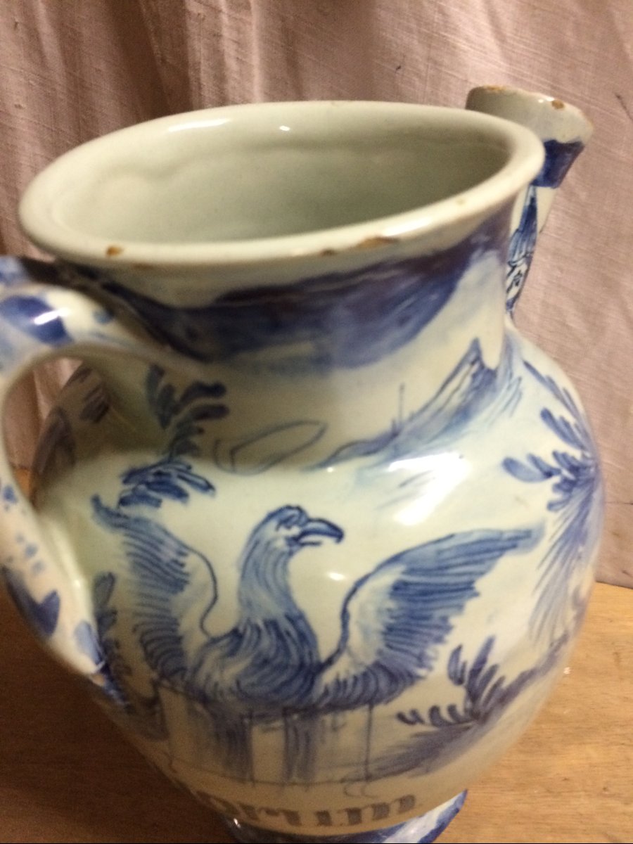 18th-century Earthenware Pitcher-photo-1