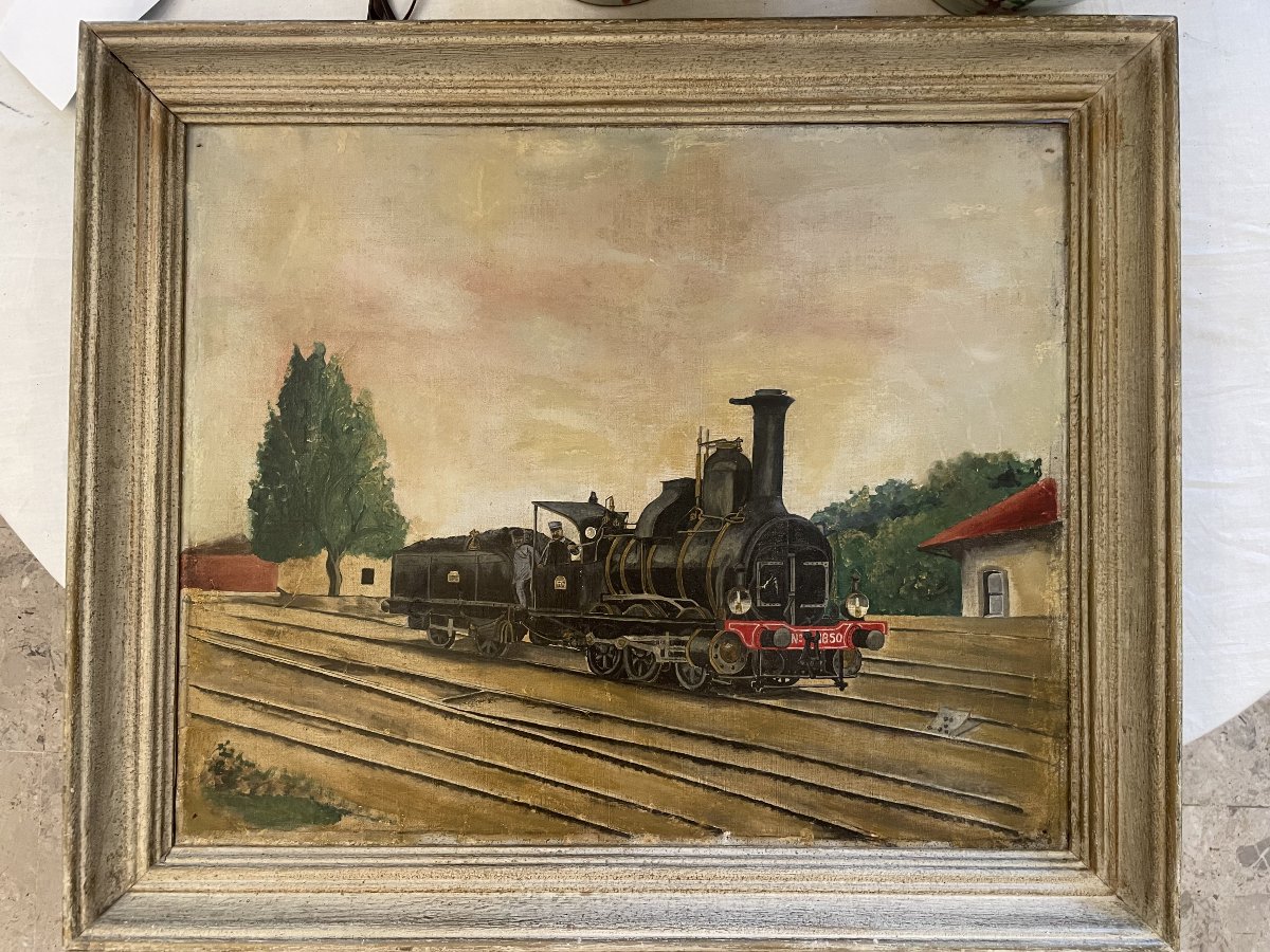 "locomotive" Painting