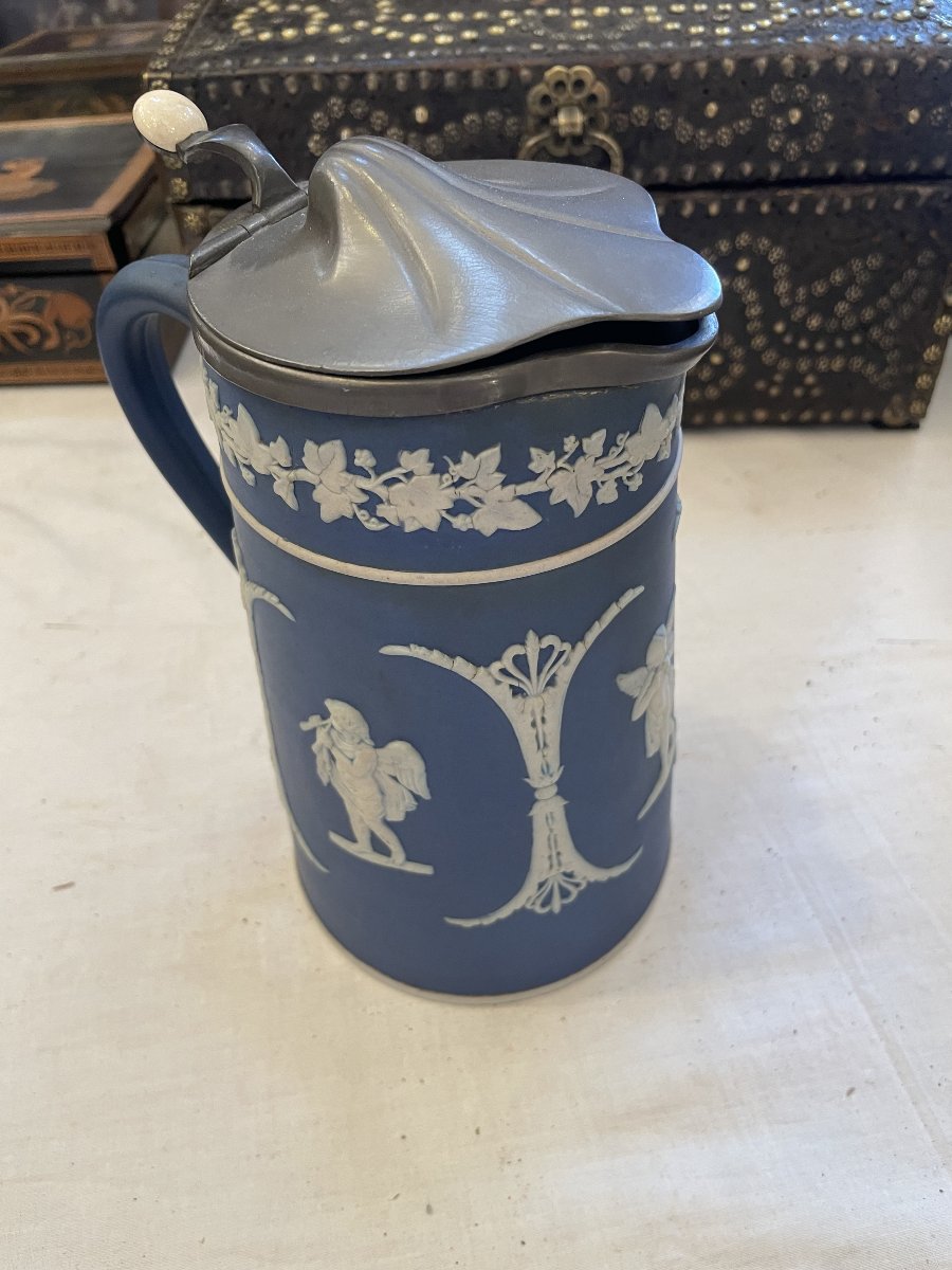 Porcelain Pitcher With Lid 