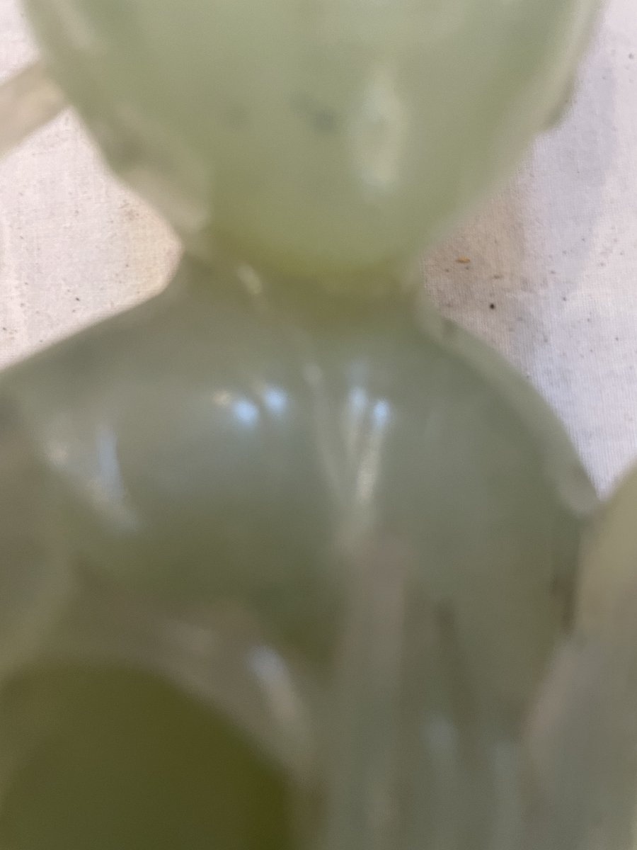 Sculpture de femme en jade /jadéite -photo-3