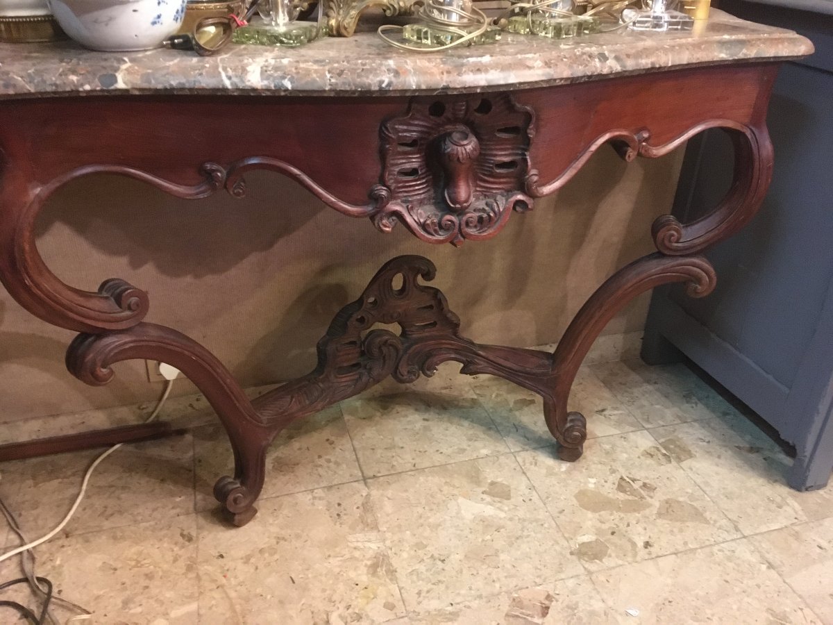 Mahogany Console Table