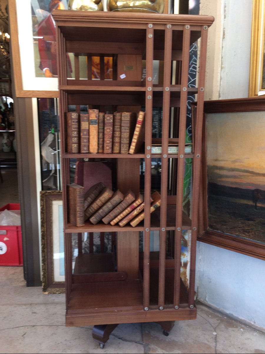 Rotating Bookcase By E.m. Terquem, Paris