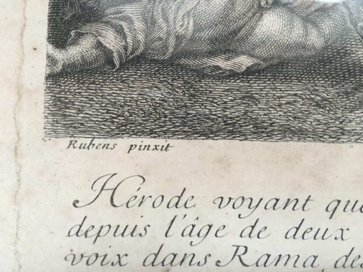 Print Of Herod, After Rubens-photo-3