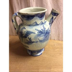 18th-century Earthenware Pitcher