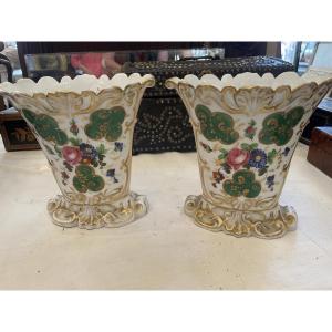 Pair Of Porcelain Vases