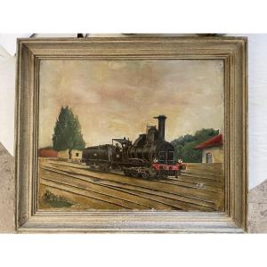 "locomotive" Painting