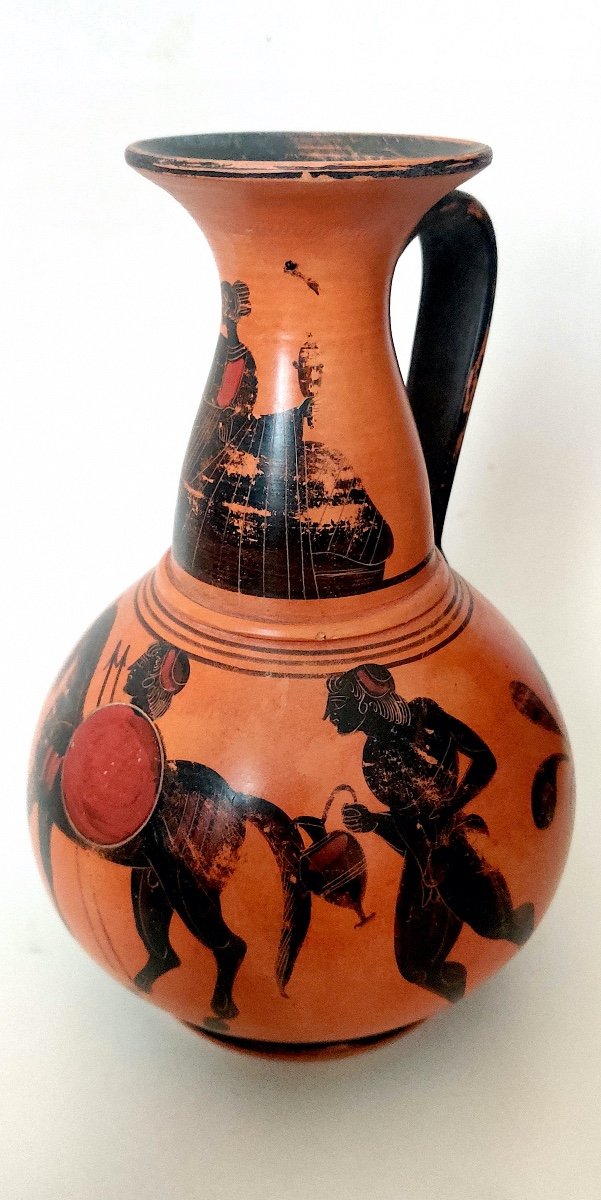 Vase de style grec , "Grand Tour", Italie , fin XIXème. -photo-4