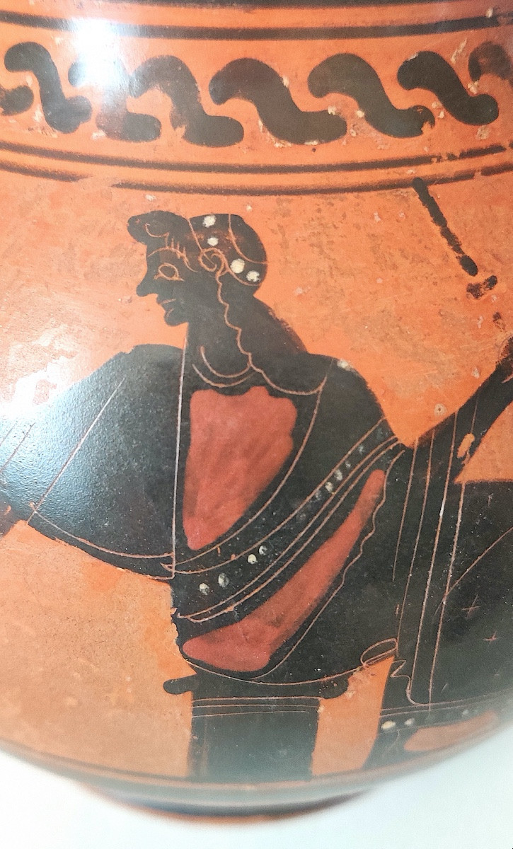 Greek Style Vase, "grand Tour", Italy, Late 19th/early 20th Century.-photo-3