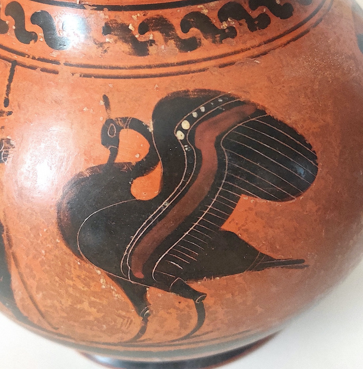 Greek Style Vase, "grand Tour", Italy, Late 19th/early 20th Century.-photo-4