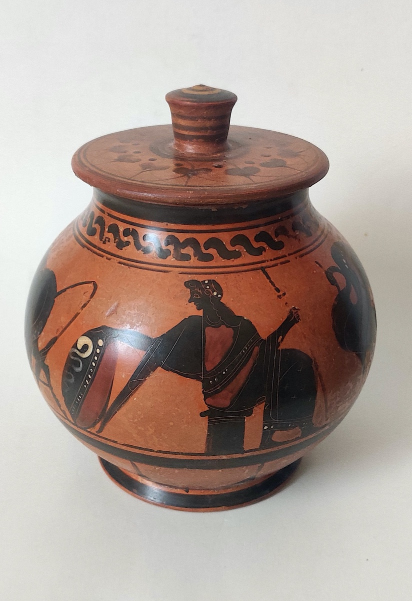 Greek Style Vase, "grand Tour", Italy, Late 19th/early 20th Century.
