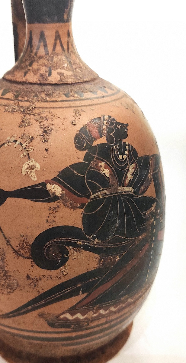 Greek-style Black-figure Vase, Grand Tour, Italy, Late 19th Century -photo-3
