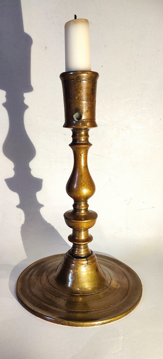 High Period Candlestick, 16th Century.-photo-3