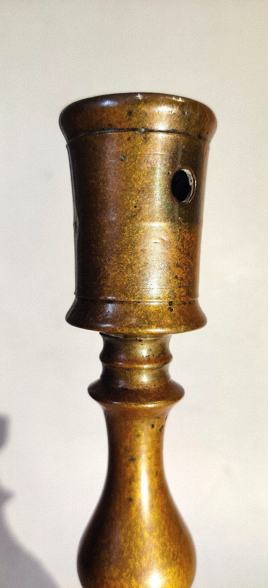 High Period Candlestick, 16th Century.-photo-4