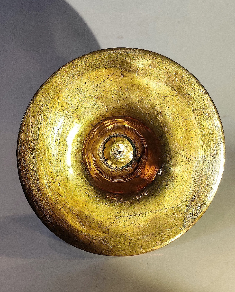 High Period Candlestick, 16th Century.-photo-3