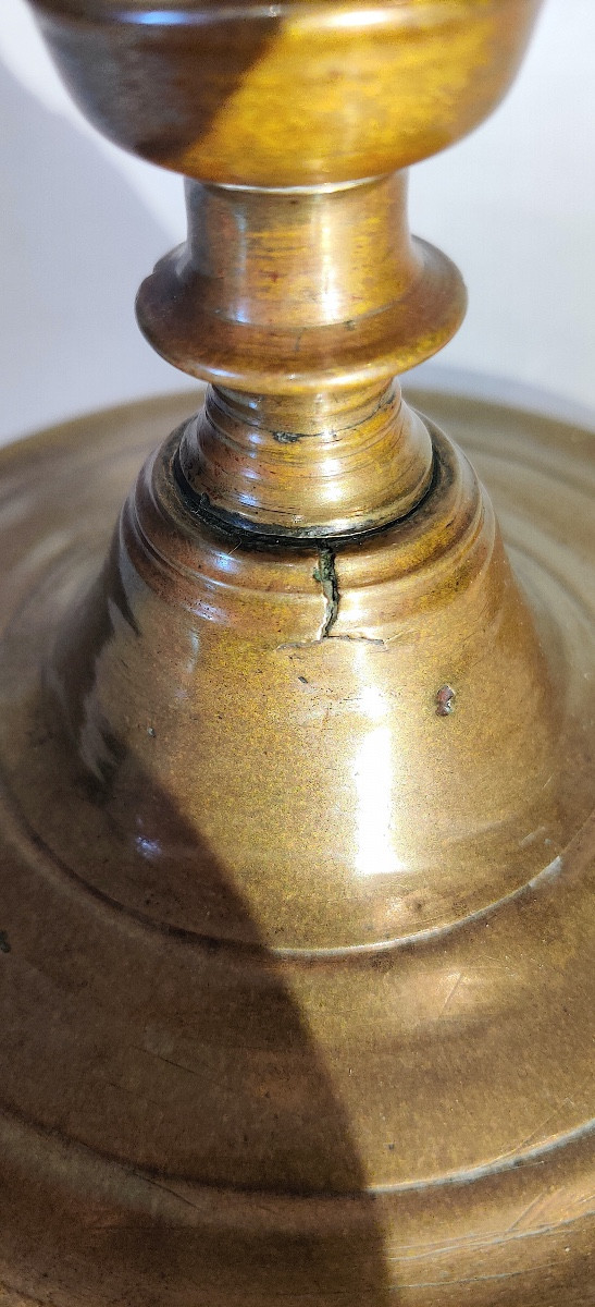 High Period Candlestick, 16th Century.-photo-4