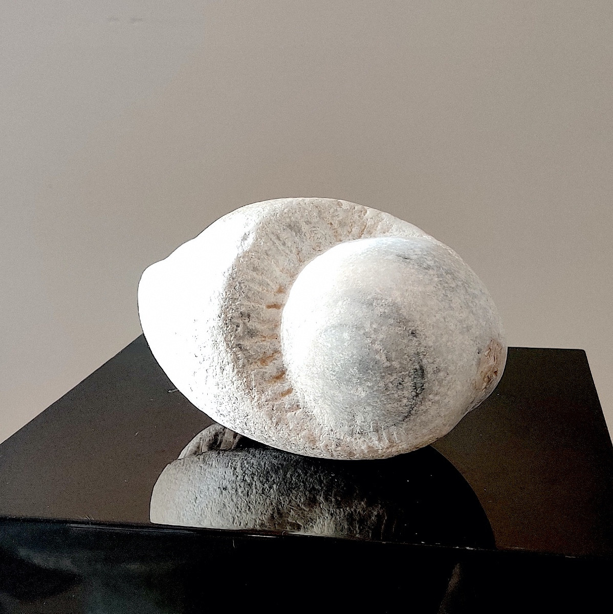 White Marble Sculpture, Art Brut, 1960s/70s.