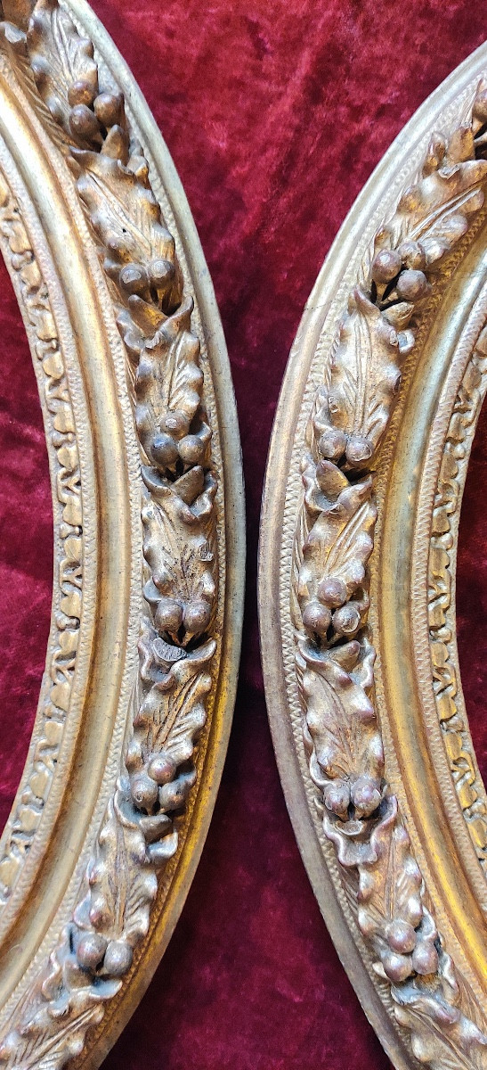 Pair Of 17th-century Giltwood Portrait Frames, Lxiii/lxiv-photo-2