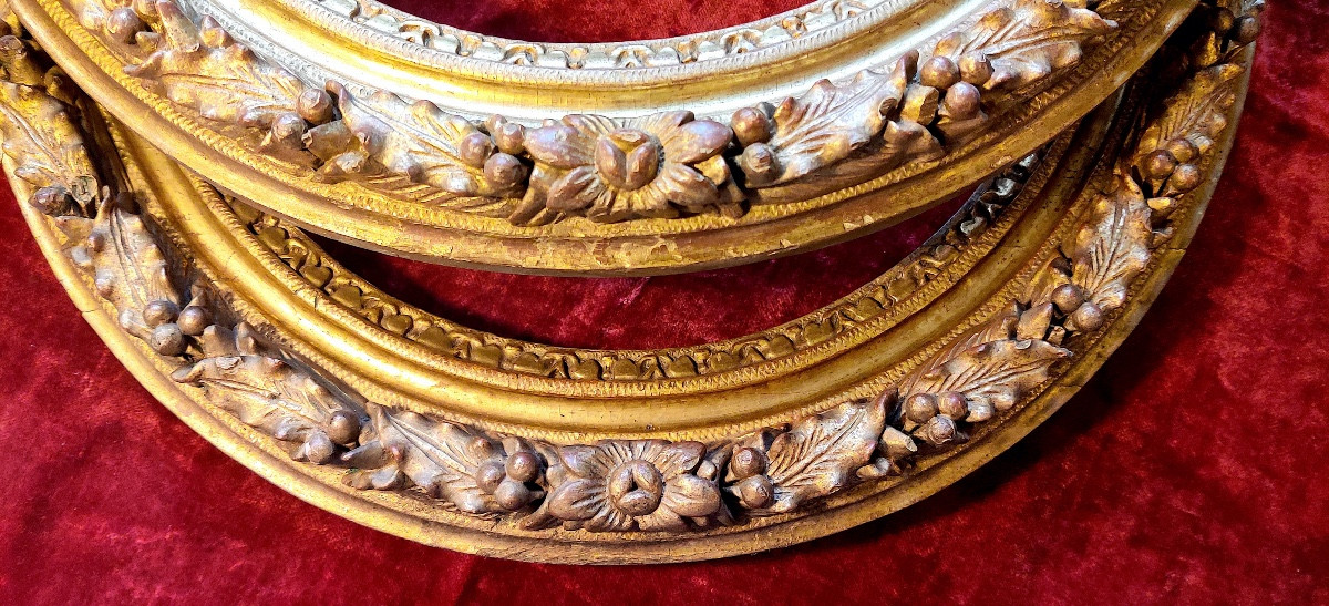 Pair Of 17th-century Giltwood Portrait Frames, Lxiii/lxiv-photo-3