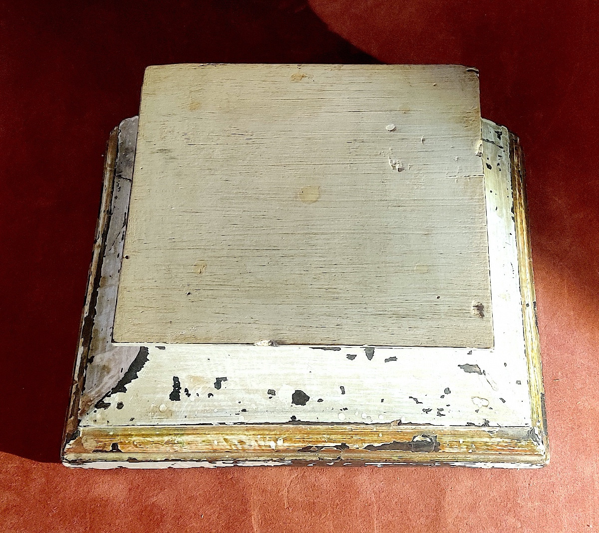 Painted Wooden Base/display Stand Lxiv, France, 18th Century.-photo-4