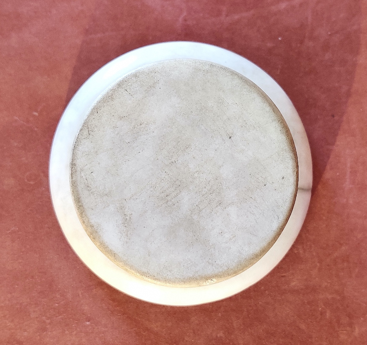 White Marble Base / Display Stand, 19th Century.-photo-3