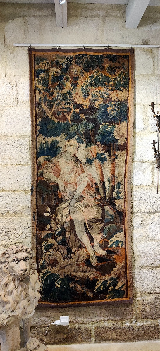 Lxiv Period Tapestry Portière, Aubusson Or Felletin, Late 17th Century.