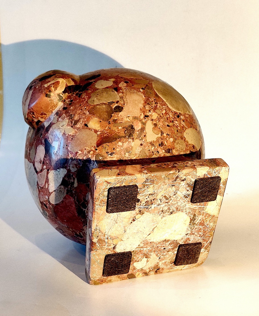 Breccia Marble Mortar, Italy, 18th–19th Century.-photo-5