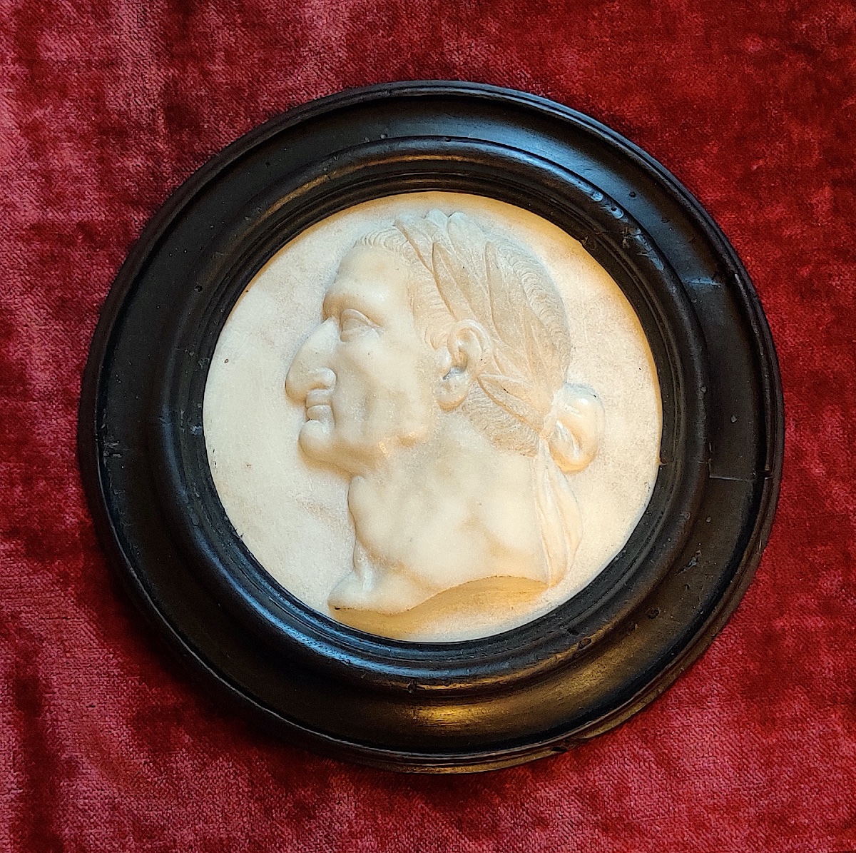 Neoclassical Portrait Of A Roman Emperor, Carved In Marble, Late 18th Century.-photo-3