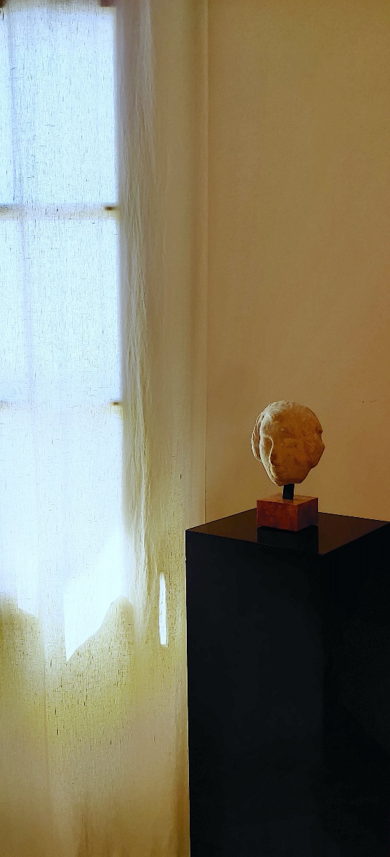 High Middle Ages Head Carved From Marble, Italy, 14th Century -photo-7