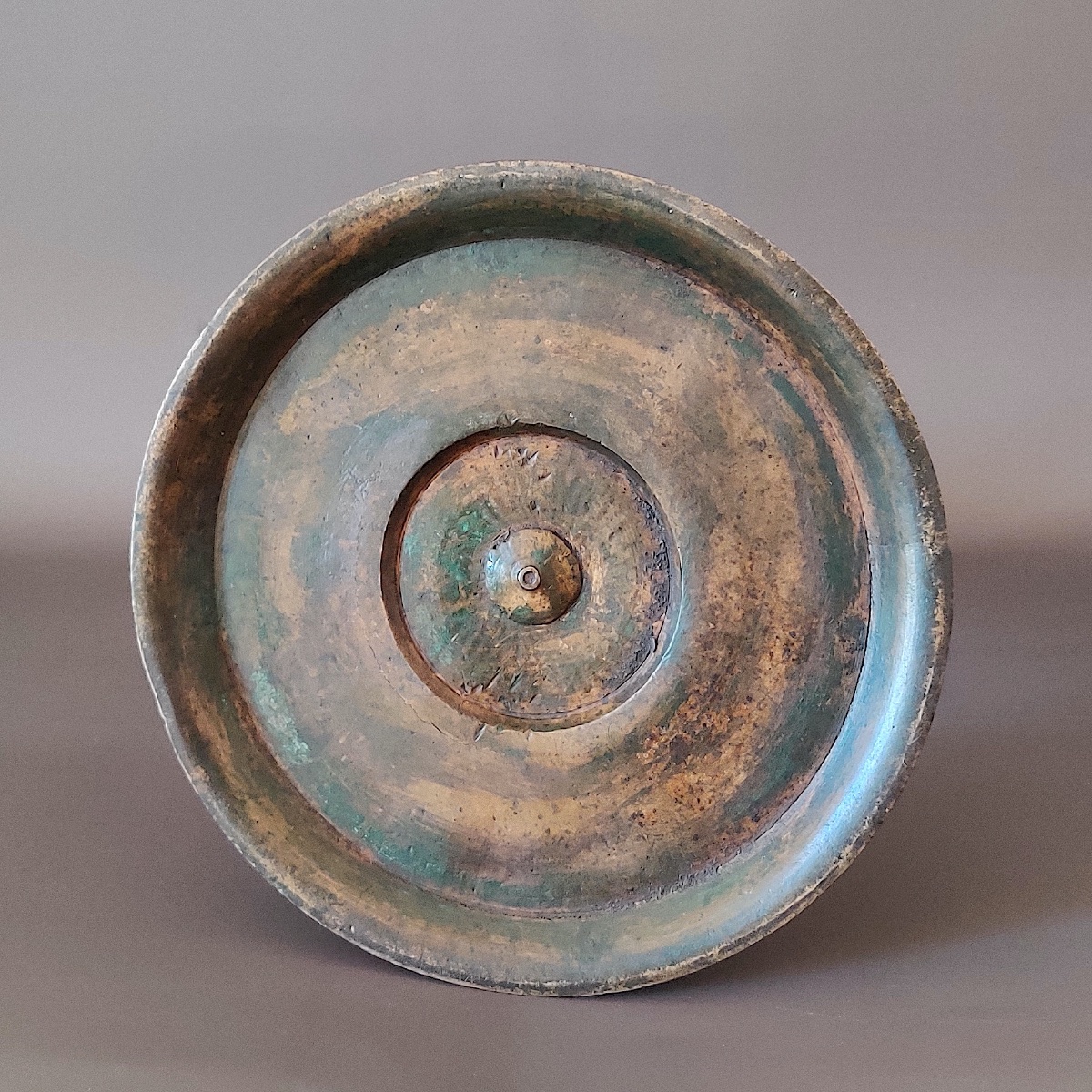 Early Modern Bronze Candlestick, "roman-style" Model, Late 16th Century,-photo-4