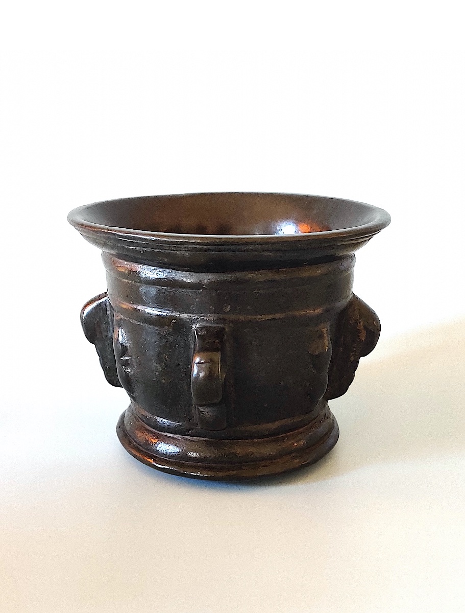 Renaissance Apothecary Mortar Made Of Bronze, Italy, Late 16th Century.-photo-1
