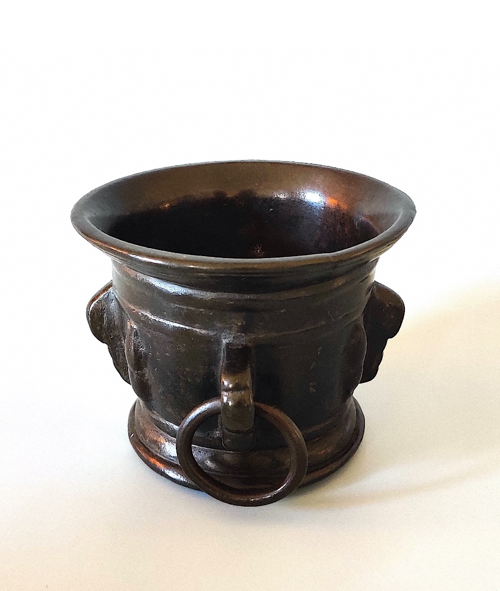 Renaissance Apothecary Mortar Made Of Bronze, Italy, Late 16th Century.