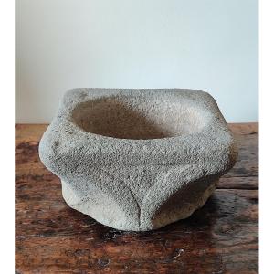 Early Modern-era Mortar Made Of Carved Stone, 15th/16th Century
