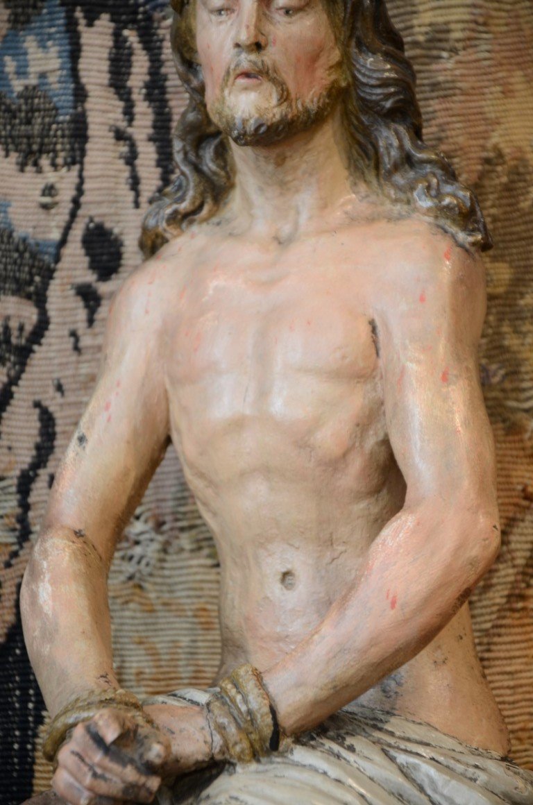 Christ In The Bonds. Late Sixteenth - Early Seventeenth Century.-photo-2