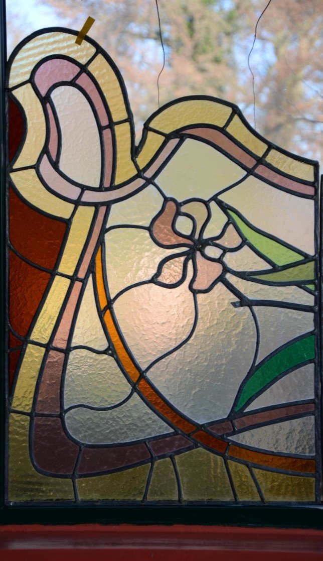 Stained Glass. Art Nouveau.-photo-1