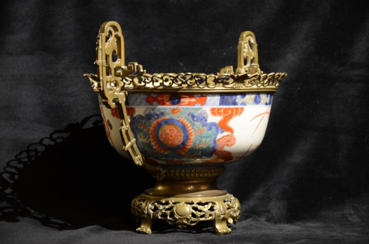 Imari Porcelain Bowl. Nineteenth Century.-photo-3