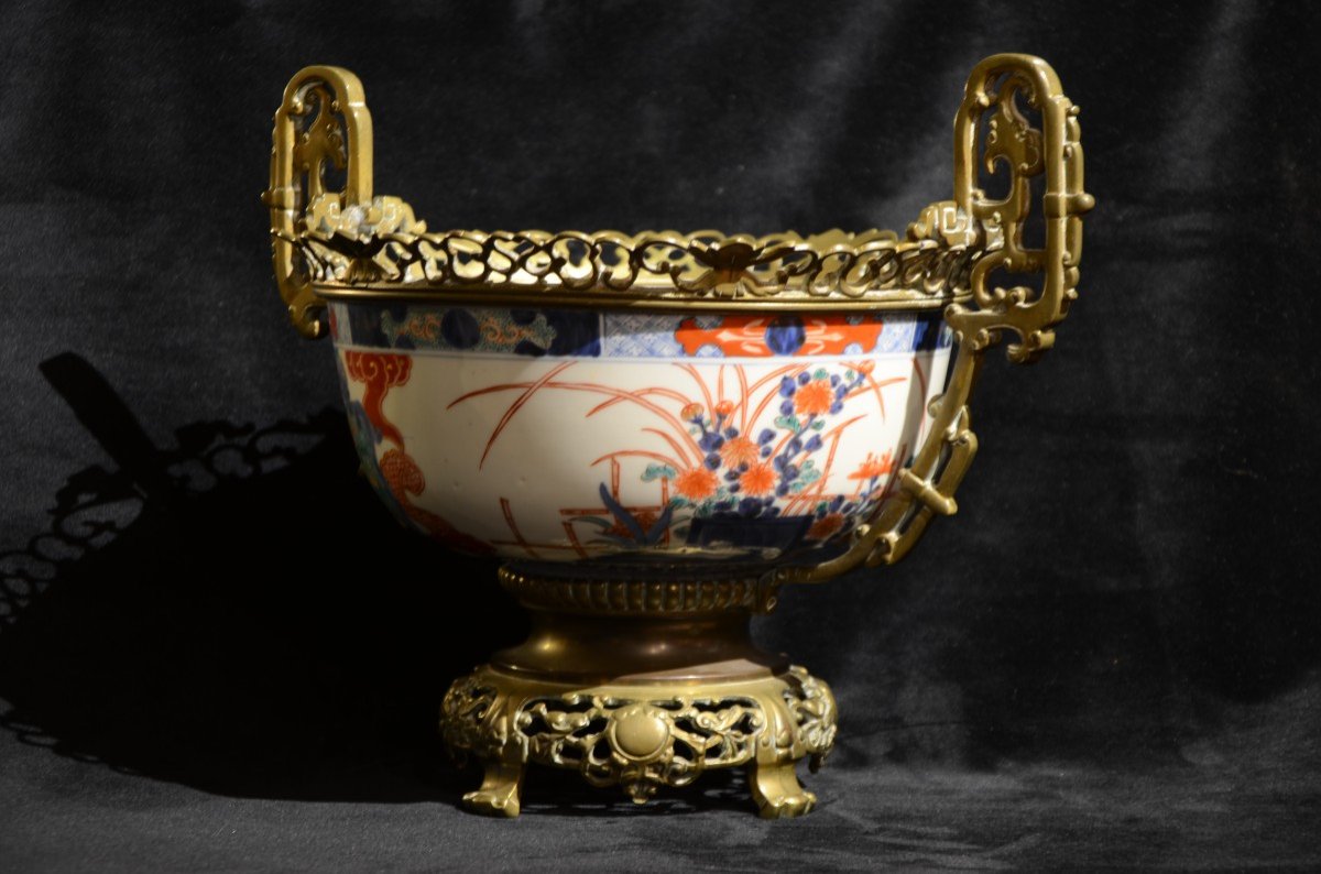 Imari Porcelain Bowl. Nineteenth Century.-photo-4