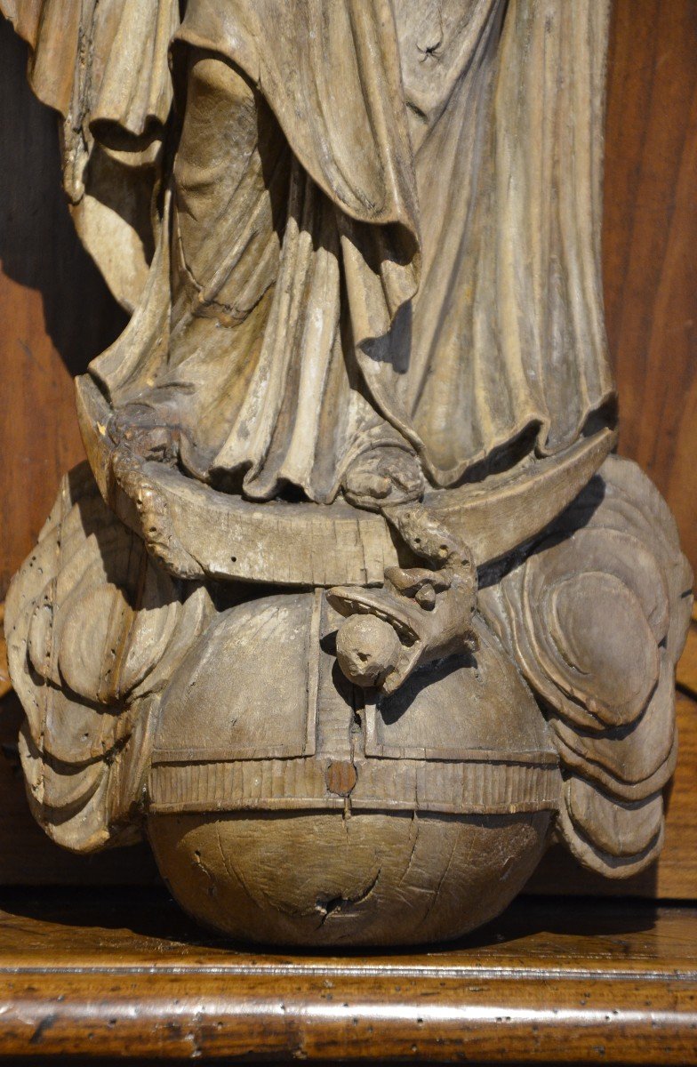 Vierge à l'Enfant Jésus. Dix-huitième siècle.-photo-4