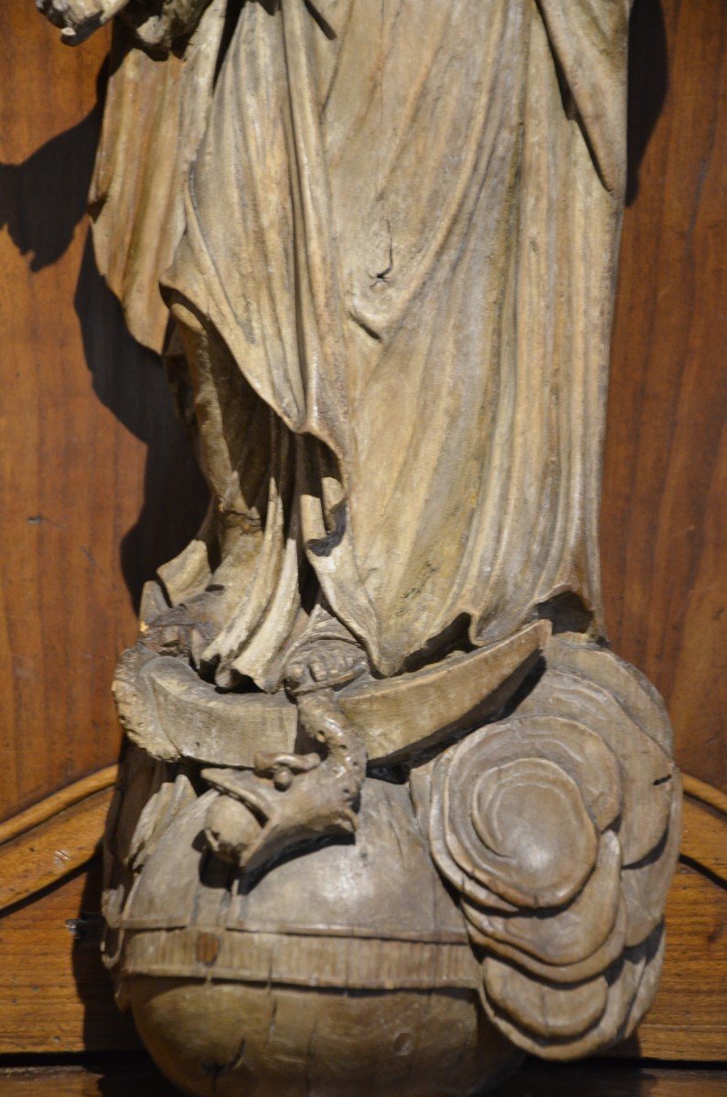 Vierge à l'Enfant Jésus. Dix-huitième siècle.-photo-2